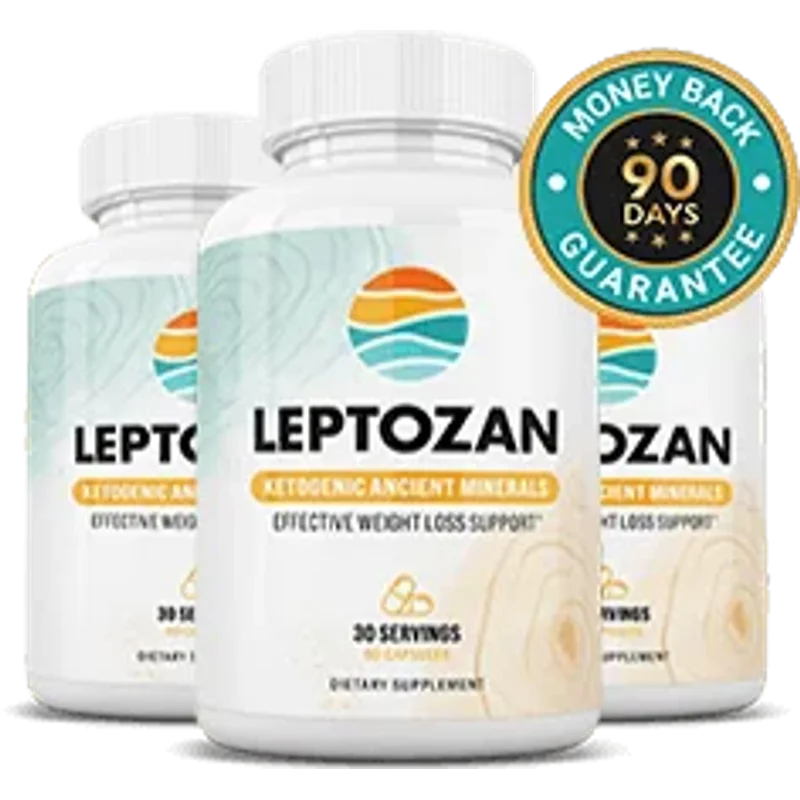 Leptozan Weight Management Supplement Bottle (3 Bottle / 90 Day Pack)