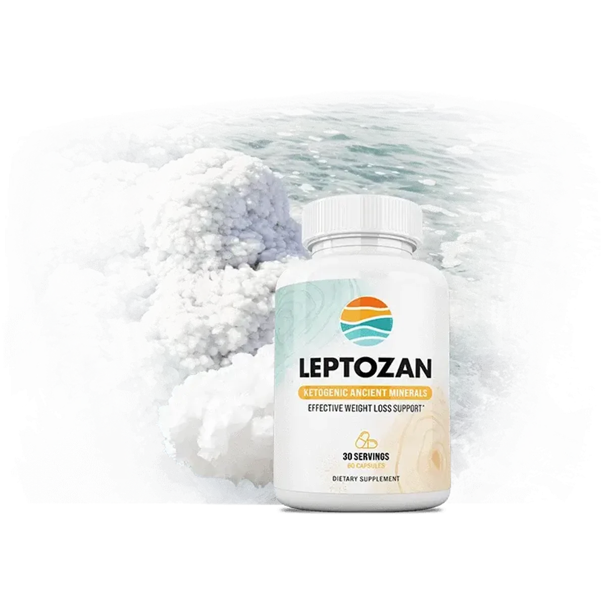 Leptozan Weight Management Supplement Bottle (Front Label)